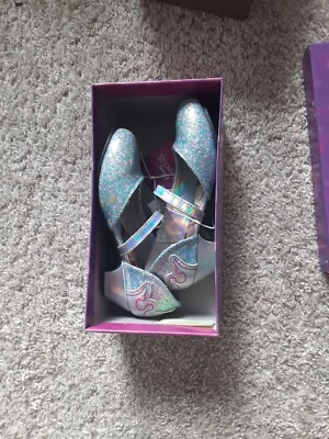 Disney Princess Ballet Shoes, glittery, silver, buckles,  - Image 1 of 4