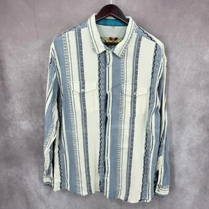 Scully Western Shirt Mens 2XL Striped Aztec Southwest Pearl Snap Cowboy Rodeo - Picture 1 of 13