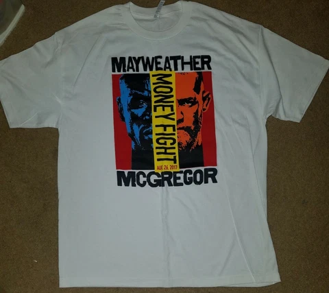2017 Floyd Mayweather vs Conor Mcgregor PPV Boxing Fight Shirt | SIZE XL Mens Cover