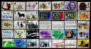 Lote de 35 estampillas de Gran Bretaña #25N - Imagen 1 de 1