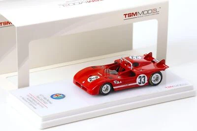 1:43 Tsm 1971 Alfa Romeo Tipo 33/3 Can-Am #33 Watkins Glen 6h Autodelta Spa - Immagine 1 di 3