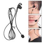 Referee Single Ear Earphone Wired Ear Mic Headset for Motorcycle