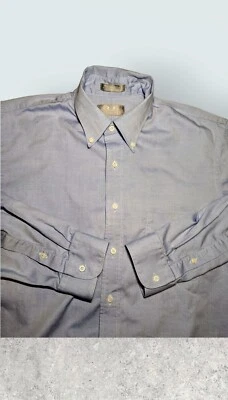 Camisa de vestir STAFFORD EXECUTIVE Pinpoint Oxford azul para hombre talla 16,5-35 Foto 1 de 4