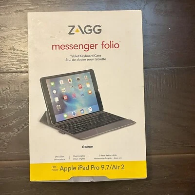 ZAGG ID8BSF-BBS Keyboard Folio Case for Apple iPad Air 2 - Black - Image 1 of 2