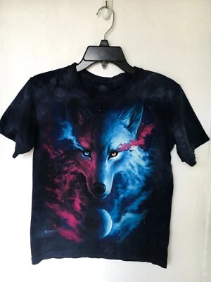 Mountain мальчика футболка с коротким рукавом ребристый вырез пуловер синий размер L - Изображение 1 из 4