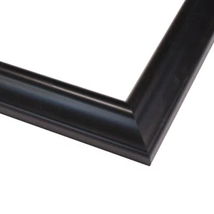 14x20 - 14 x 20 Swoop Black Solid Wood Frame with UV Framer's Acrylic & Foam Boa - Picture 1 of 5