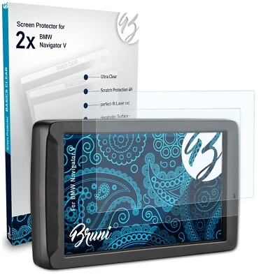 Bruni 2x Proteggi Schermo per BMW Navigator V Pellicola Protettiva - Immagine 1 di 4