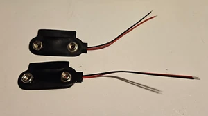 2 x PP1 / PP9 BATTERY CLIP Connector for 6- 9 volt large lantern batteries - Picture 1 of 3