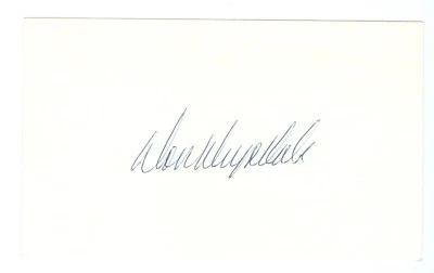 Don Drysdale Autographed 3x5 Index Card SGC Authentic - Image 1 of 2