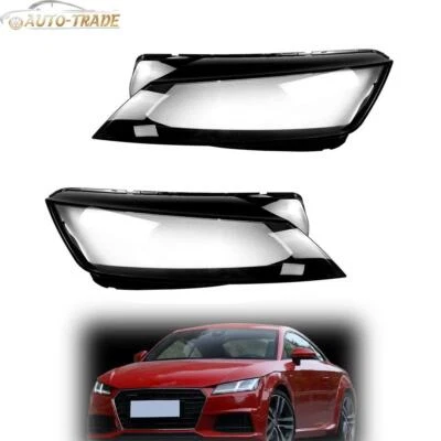Car Headlight Lens Cover Lampshell For Audi TT TTS 2016-2022 TT RS 2018-2022 - Image 1 of 4