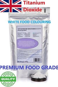 Titanium Dioxide Powder FOOD GRADE Pure White Food Pigment Candle Icing Whitener