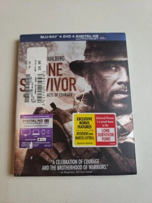 Lone Survivor (Blu-ray DVD, 2014) W Slipcover Fast Free Shipping - Image 1 of 4