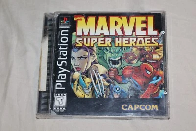 Marvel Super Heroes (Sony PlayStation 1, 1997) PS1 COMPLETO *LEER* PROBADO Foto 1 de 4
