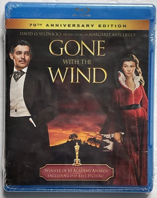Gone With the Wind - Blu-ray 70th Anniversary Edition Clark Gable- NEW & SEALED - Image 1 of 2