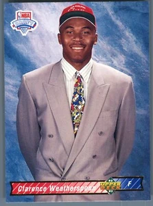 1992-93 Upper Deck Philadelphia 76ers Clarence Weatherspoon #5b Rookie - Picture 1 of 2