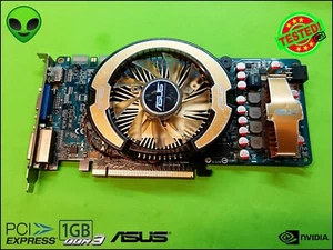 NVIDIA GEFORCE GTS 250 1GB GDDR3 VIDEO CARD PCI EXPESS HDMI/DVI/VGA ASUS - Picture 1 of 3