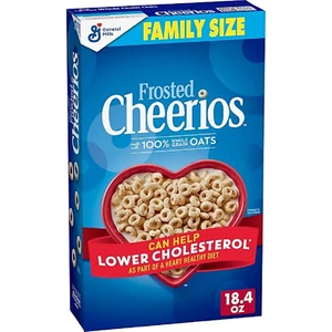Frosted Cheerios Herz gesundes Müsli Familie Größe 18,4 Unzen - Bild 1 von 4