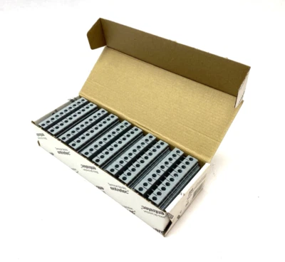 ABB Entrelec 1SNA115118R1100 Feed-Through Terminal Block Gray M6/8 BOX OF 50 - Image 1 of 4