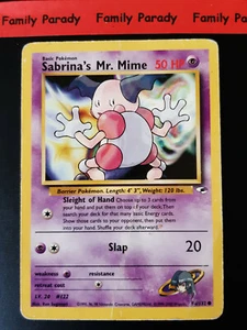 Sabrina's Mr. Mime 50Hp 94/132 Carta Pokemon Gym Heroes Wizards Inglés - Imagen 1 de 2