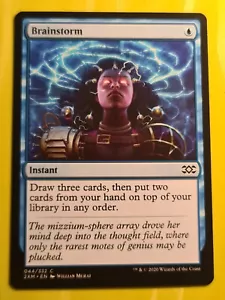 BRAINSTORM●DOUBLE MASTERS●MTG●2020●COMMON●ENGLISH●NM●C203 - Picture 1 of 2