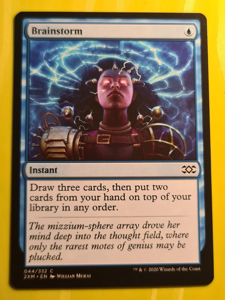 BRAINSTORM●DOUBLE MASTERS●MTG●2020●COMMON●ENGLISH●NM●C203 - Image 1 of 2