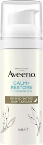 Aveeno Face CALM+RESTORE Re-Hydrating Night Cream for Sensitive Skin 50ml - Picture 1 of 5