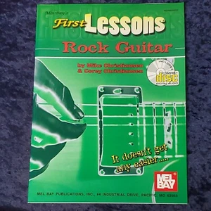 Mel Bay's FIRST LESSONS ROCK GUITAR Mike & Corey Christiansen CD MB99820BCD - Picture 1 of 12