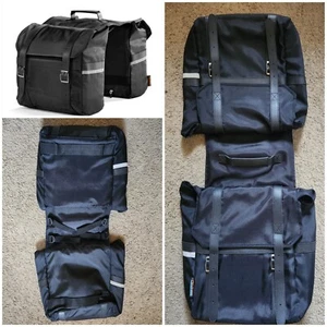 Pedego Pannier Bag Electric Bike Bicycle Black Saddle Bag W/ Reflective Rainfly - Picture 1 of 20