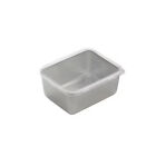 1/4Pcs Stainless Steel Refrigerator Food Storage Box with Lid Preservation B G❤D