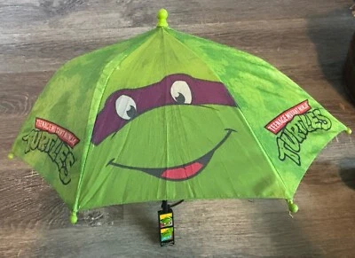 Vintage Teenage Mutant Ninja Turtles TMNT Unisex Umbrella Green Retro HTF Damage - Image 1 of 4