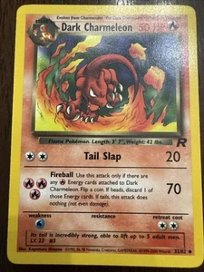 Dark Charmeleon Pokemon Card Team Rocket 32/82 Great Condition Vintage - Picture 1 of 2