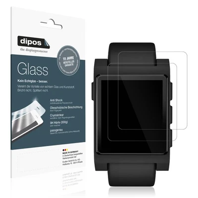 2x Screen Protector for Pebble Core Time 2 Flexible Glass 9H dipos - Изображение 1 из 4