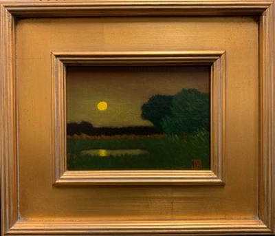 NDNE #183 Тоналист художник Мэн Художник Импрессионист Ноктюрн Список Художников. - Изображение 1 из 4