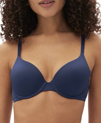 Sujetador camiseta Gap GapBody Everyday Essentials para mujer GPW00351, azul elíseo, 36DD Foto 1 de 4