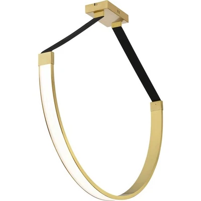 Colgante Dainolite Lighting REG-401LEDP-AGB Regan latón envejecido Foto 1 de 3