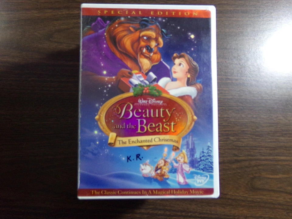 Beauty & The Beast: Enchanted Christmas (DVD, 1997, DISNEY) Foto 1 de 1