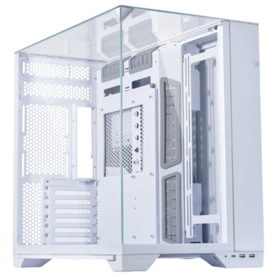 Lian-Li O11 Vision White PC Computer Mid Tower ATX Case O11VW - Image 1 of 4