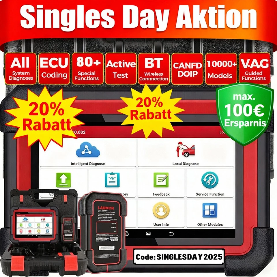 2025 Launch X431 CRP919E BT Professional Automotive OBD2 Diagnostic Tool ALL System ECU Coding - Image 1 of 4