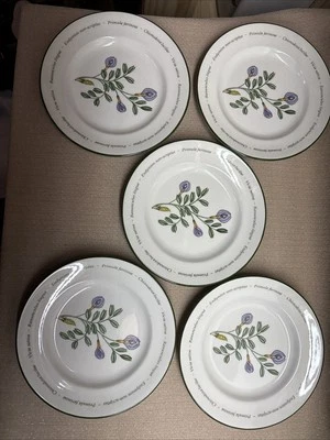 Juego de platos de postre Johnson Bros-Wild Flowers 7” - 5 piezas con fecha 1996 ¡Usado en excelente estado! Foto 1 de 4