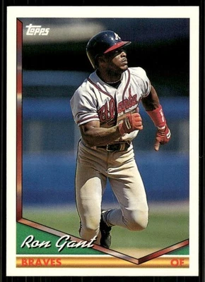 1994 Topps #166 Ron Gant - Image 1 of 2