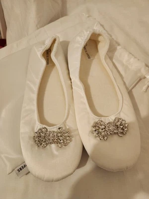 Bridal Slippers, New, Never Worn - Image 1 of 4