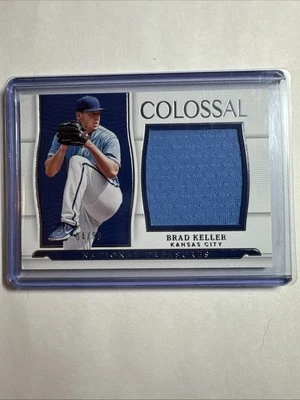 2022 Panini National Treasures Colossal Materials #CLM-BK /99 Brad Keller Royals - Image 1 of 2