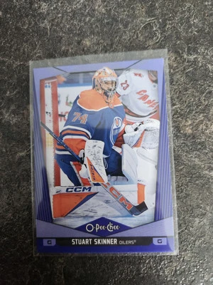 2024-25 O-Pee-Chee Blue Boarder Stuart Skinner Card# 331 - Image 1 of 2