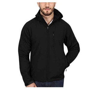 Kirkland Signature Men's Sherpa Fleece Lined Softshell Jacket, Black, 3XL - Picture 1 of 12