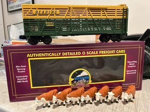 MTH 20-94508 Reading Steel Sided Stock Car LN/Box - Picture 1 of 4