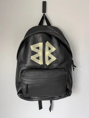 Balenciaga Tape Logo Leather Backpack - Black - NEW - Made in Italy - Image 1 of 4