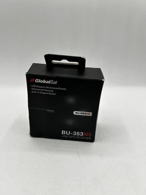 Globalsat BU-353N5 USB GPS Receiver, High Sensitivity Waterproof Windows/Mac #c - Image 1 of 4