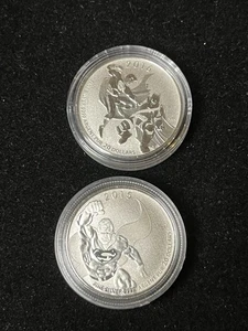 2015+2016 Superhero Reverse Proof Silver Coins  - Picture 1 of 2