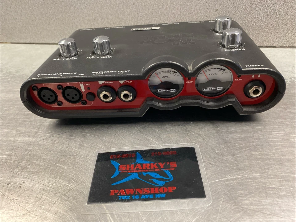 Line 6 Tone Port UX2 USB Interface UNTESTED (18294477) - Image 1 of 3