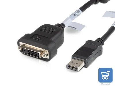 Adattatore SK Video HP da DisplayPort a DVI-D HP per TV e Monitor PC Notebook - Immagine 1 di 2